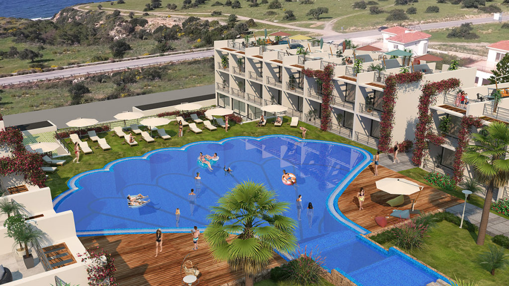 pearl island apartments for sunbathing in north cyprus